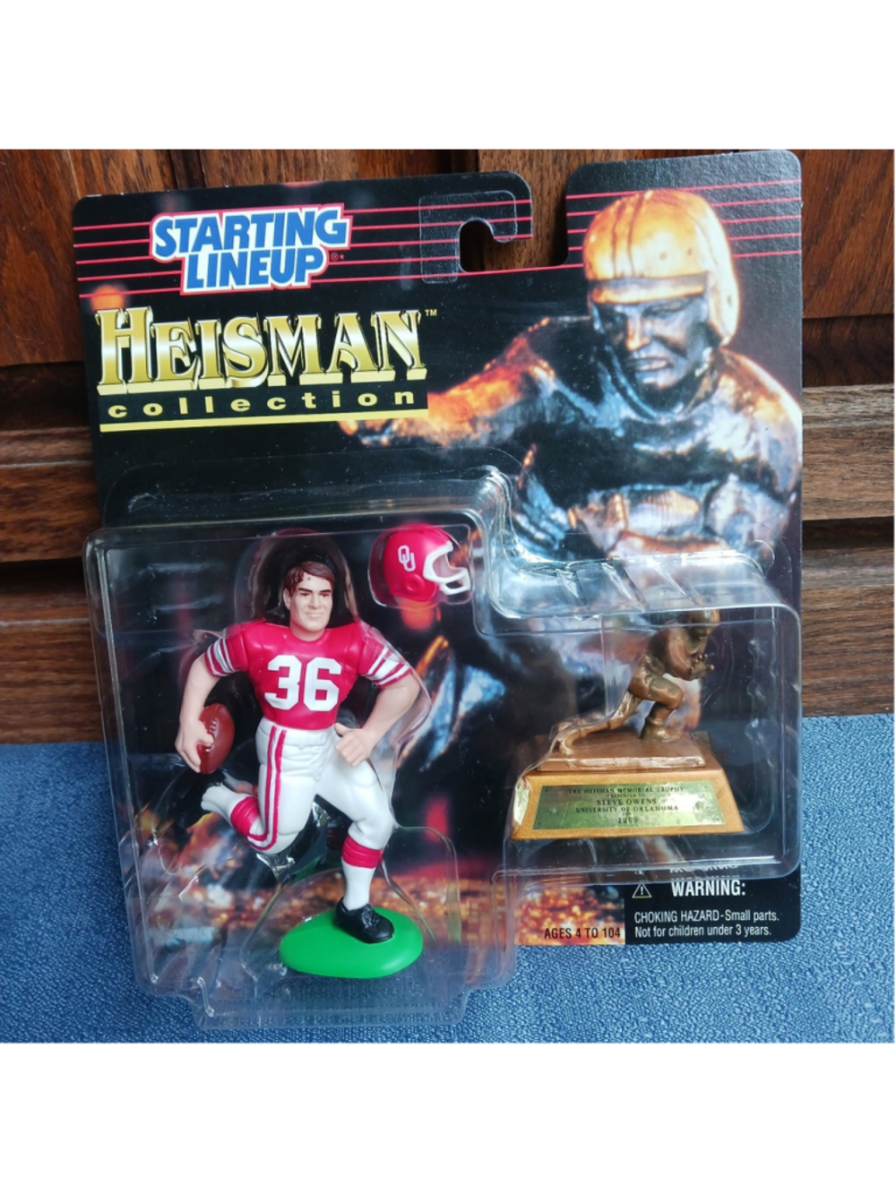 Kenner 1997 Starting Lineup Heisman Collection Steve Owens Oklahoma Sooners